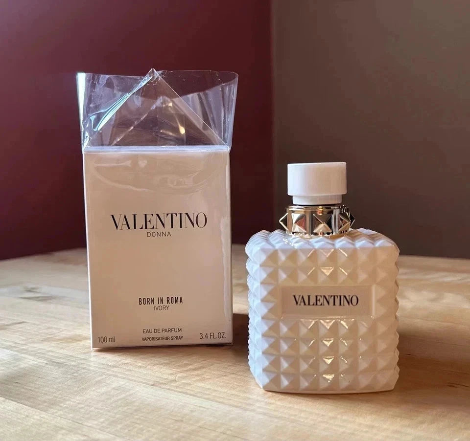 Valentino Donna Born in Roma Ivory Eau de Parfum Spray for Women – 100ml / 3.4 oz