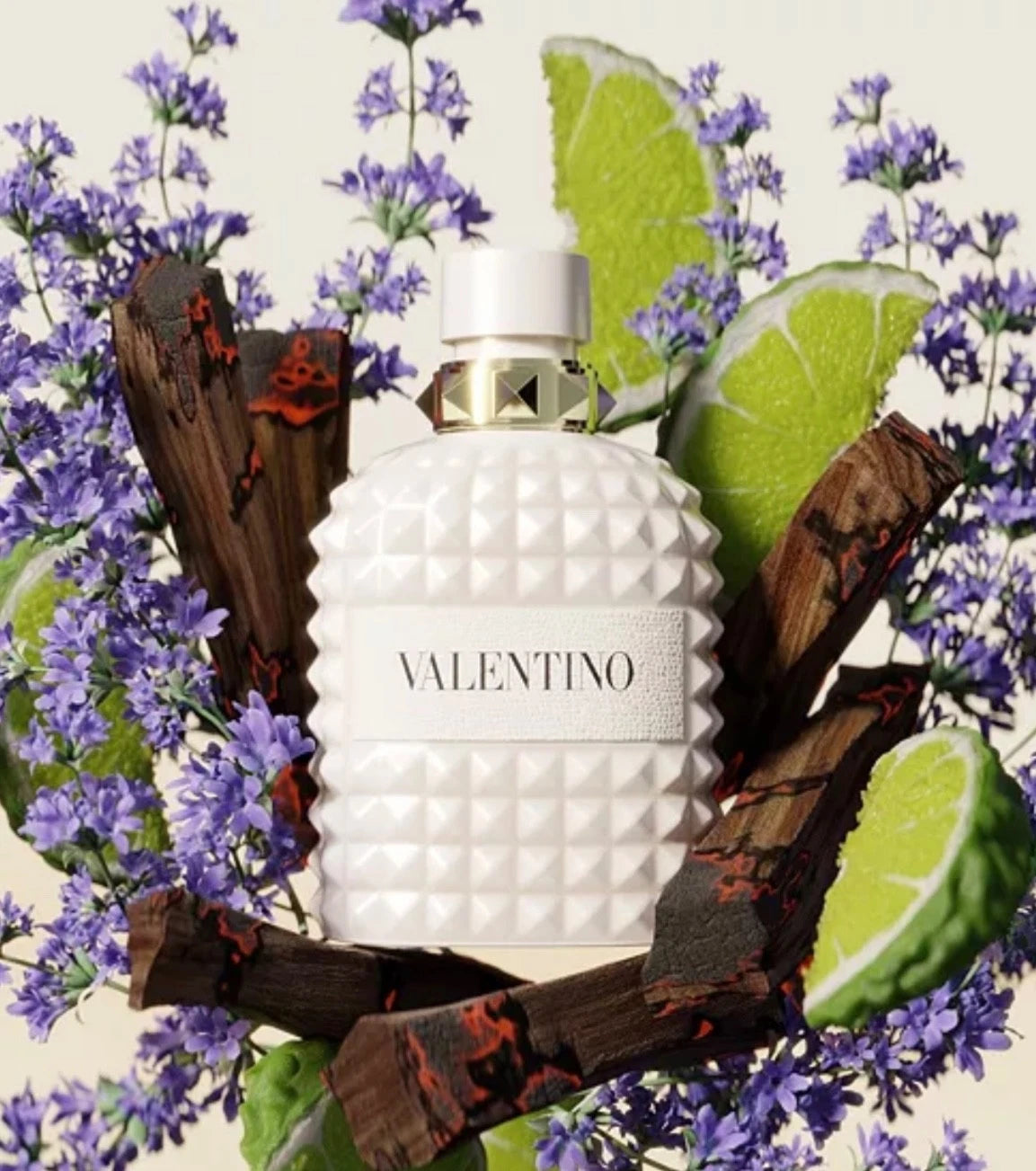 Valentino Uomo Born in Roma Ivory Eau de Toilette Spray for Men – 100ml / 3.4 oz