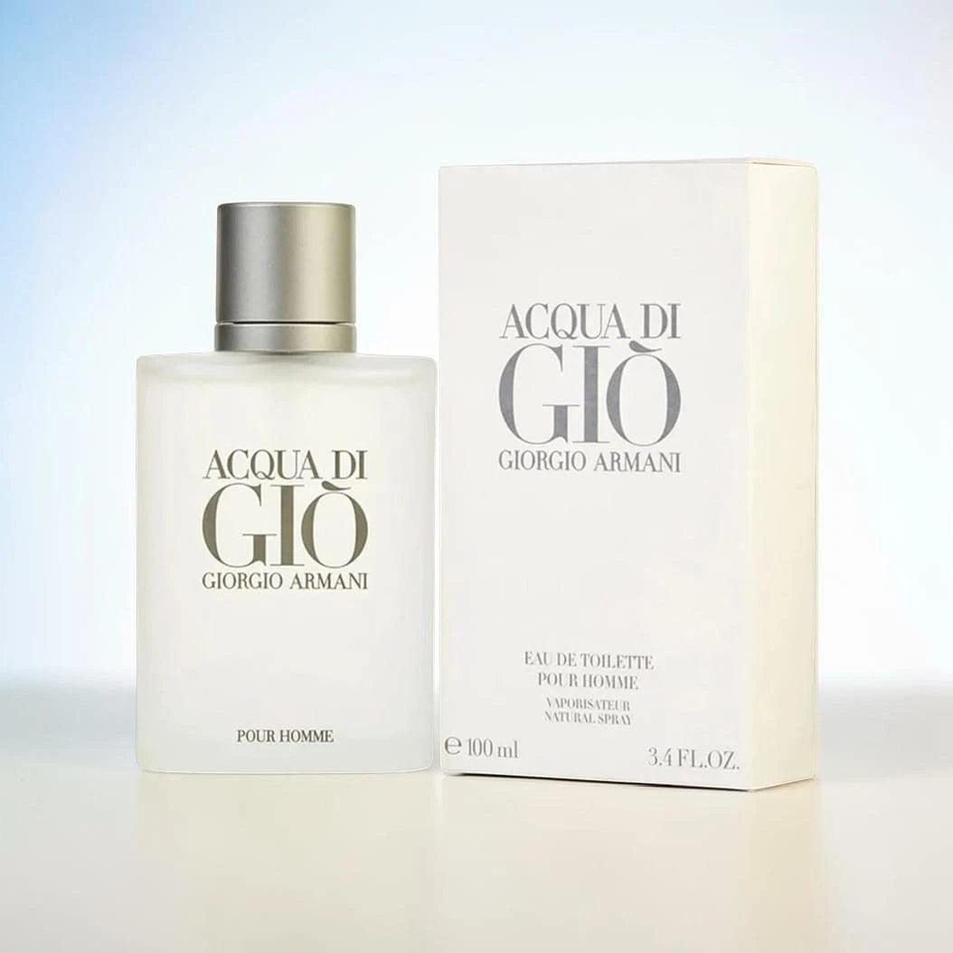 Giorgio Armani Acqua di Giò Eau de Toilette for Men 100ml – Fresh Citrus Fragrance Spray