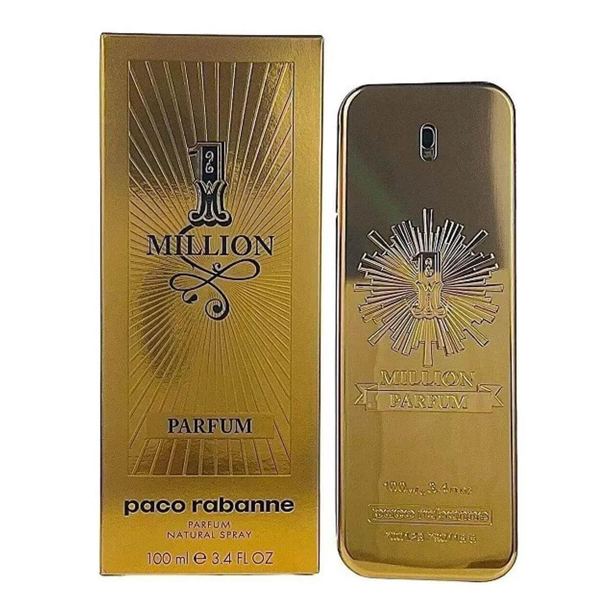 Rabanne 1 Million Eau de Toilette 100ml for Men – Spicy Amber Woody Fragrance
