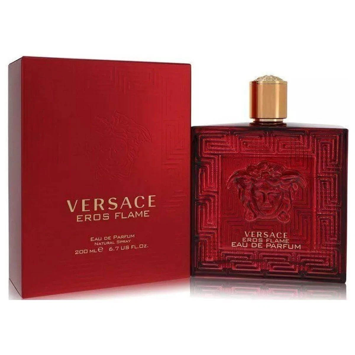 Versace Eros Flame Eau de Parfum for Men 100ml – Citrus, Black Pepper & Vanilla Fragrance
