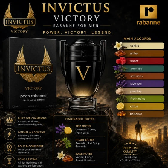 Paco Rabanne Invictus Victory Eau de Parfum Extrême 100ml / 3.4 oz