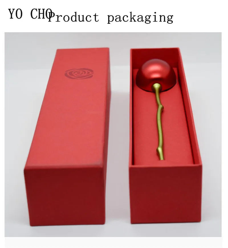 Creative Love Heart Necklace Set with Rose Simulation Flower St Valentin Jewelry Box Birthday Gift for Girlfriend
