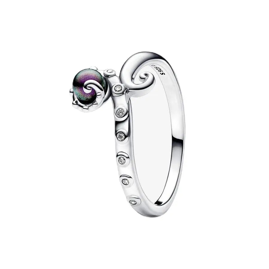 HOT 925 Sterling Silver All Princess Series Tiana Tiara,Aladdin Jasmine, Rapunzel Tiara Ring Women Finger Ring For Party Jewelry
