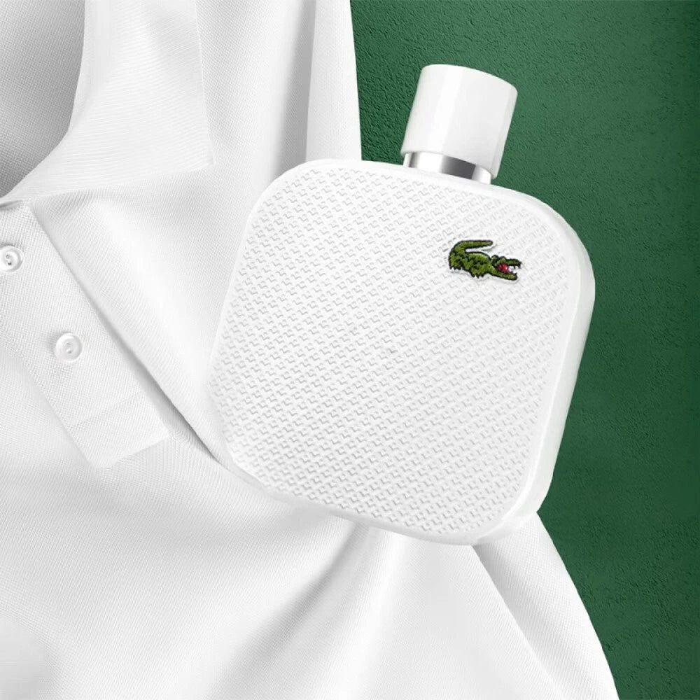 Lacoste L.12.12 Blanc Eau Intense Eau de Toilette for Men 100ml – Fresh Woody Citrus Fragrance