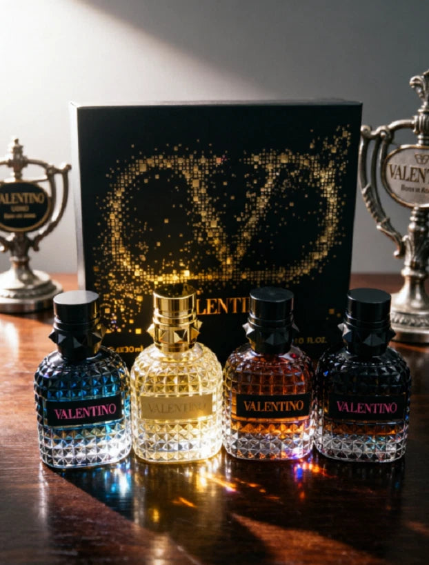 Valentino Uomo Born in Roma Fragrance Gift Set 4 x 30ml – Men's Perfume Collection