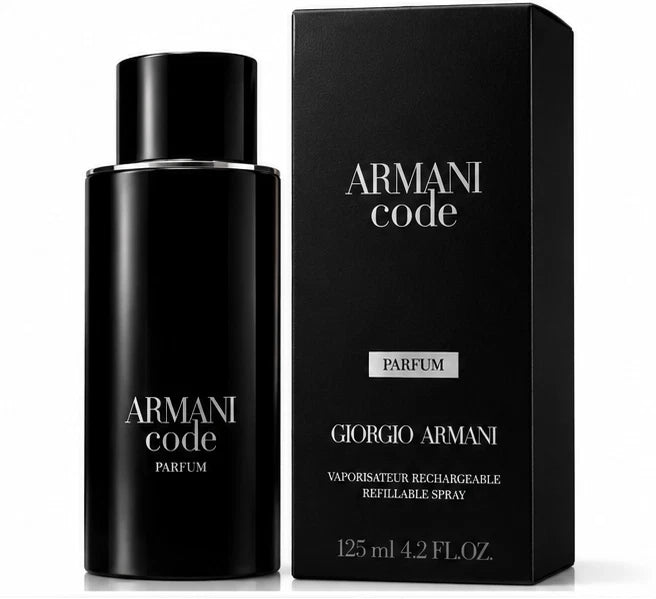 Giorgio Armani Code Parfum 125ml for Men – Bergamot, Iris & Tonka Bean Fragrance