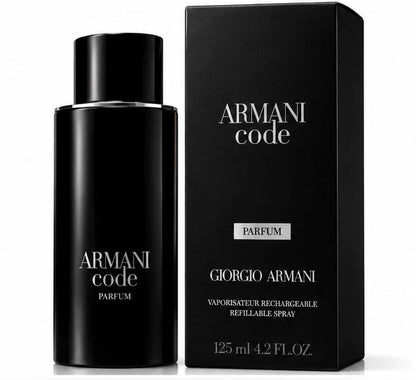 Giorgio Armani Code Parfum 125ml for Men – Bergamot, Iris & Tonka Bean Fragrance