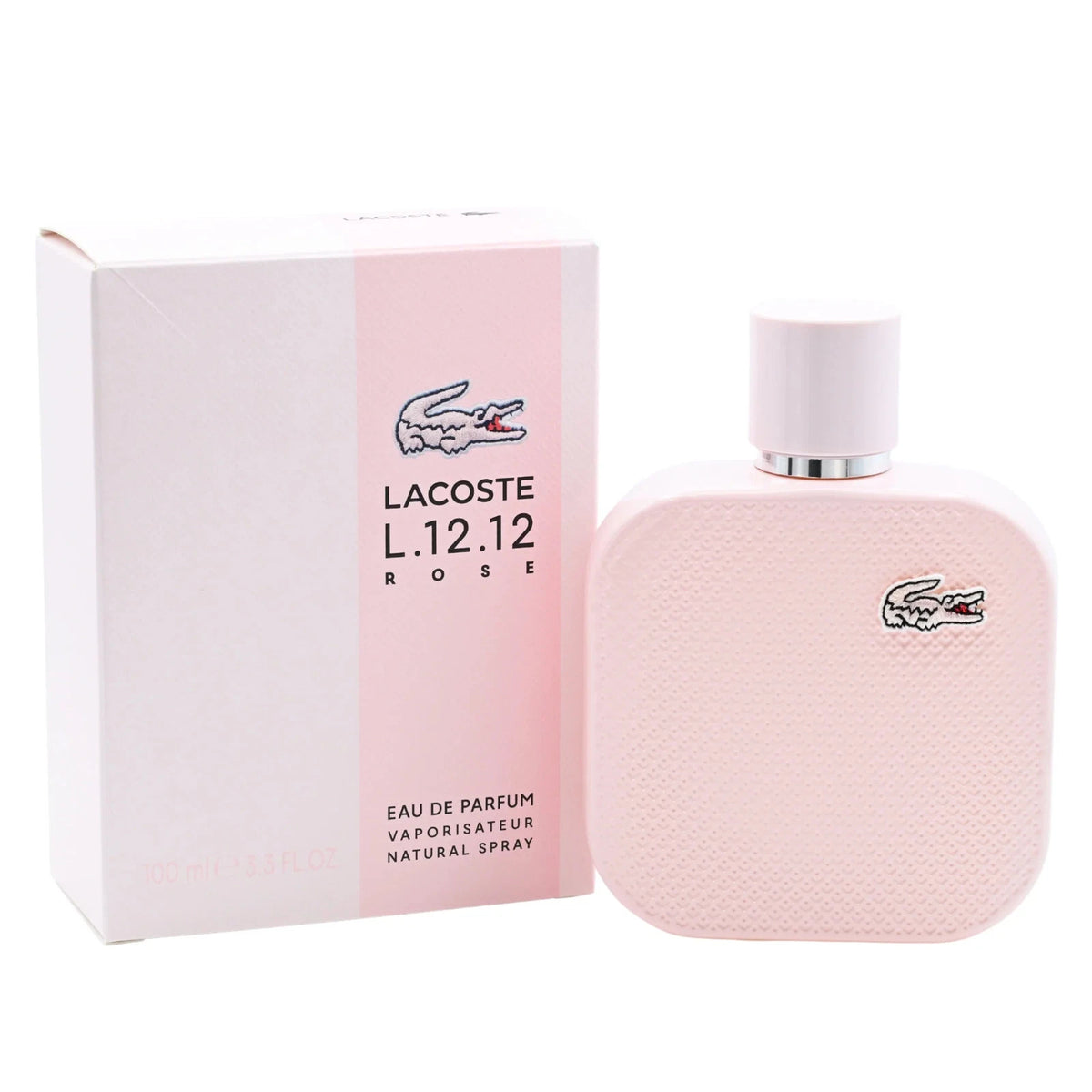 Lacoste L.12.12 Rose Eau de Parfum for Women – Floral Fruity Fragrance