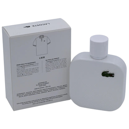 Lacoste L.12.12 Blanc Eau Intense Eau de Toilette 100ml for Men – Fresh Citrus & Woody Fragrance