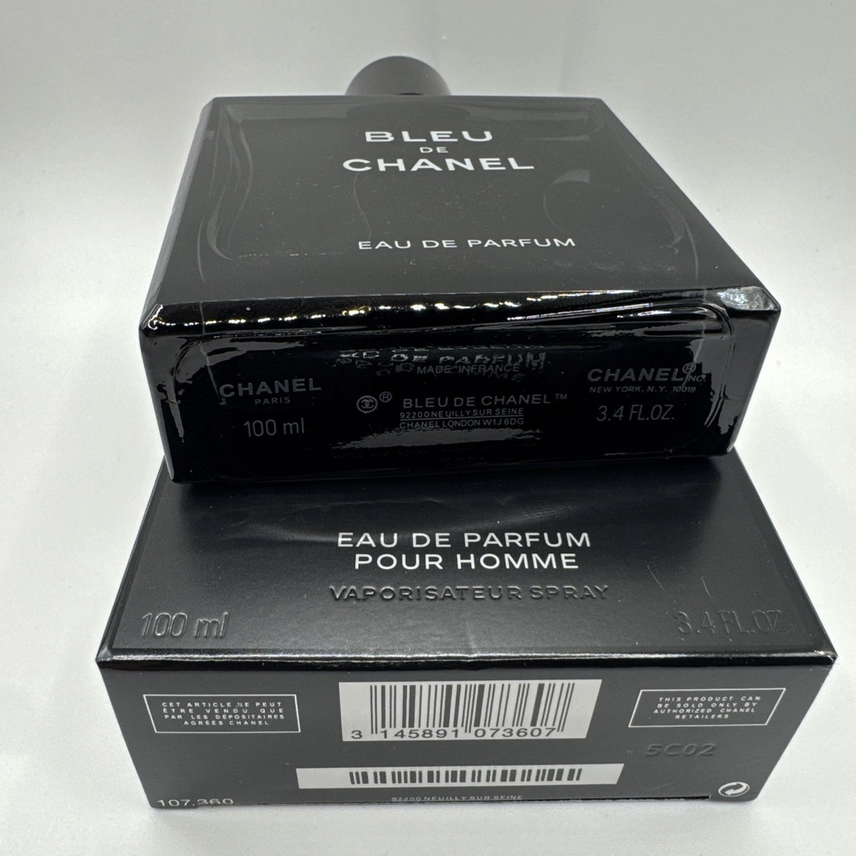 Bleu de Chanel Eau de Parfum for Men 100ml – Aromatic Woody Citrus Fragrance