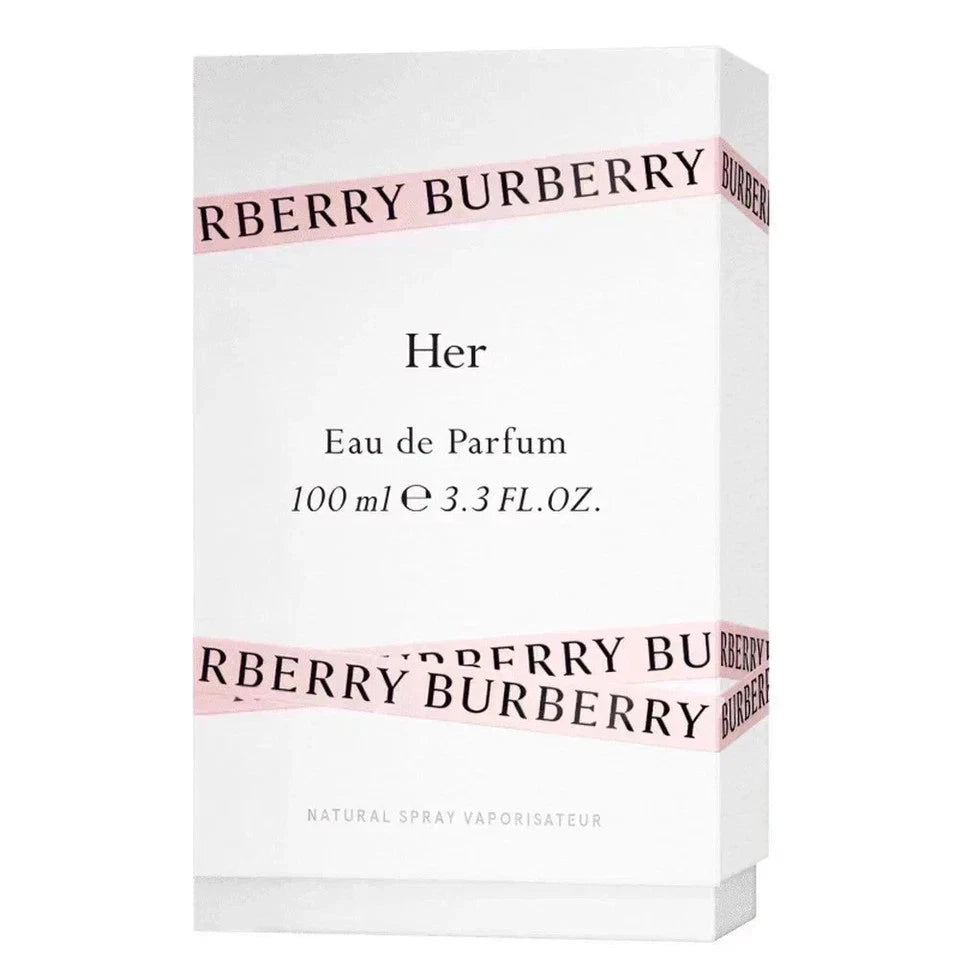 Burberry Her Eau de Parfum for Women – 100ml (3.3 fl oz) Floral Fragrance Spray