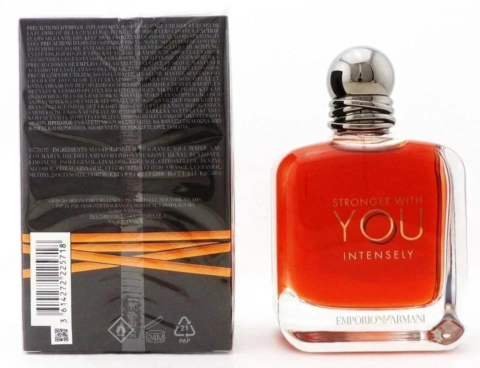 Stronger With You Intensely 3.3oz EDP for Men New & Sealed Box