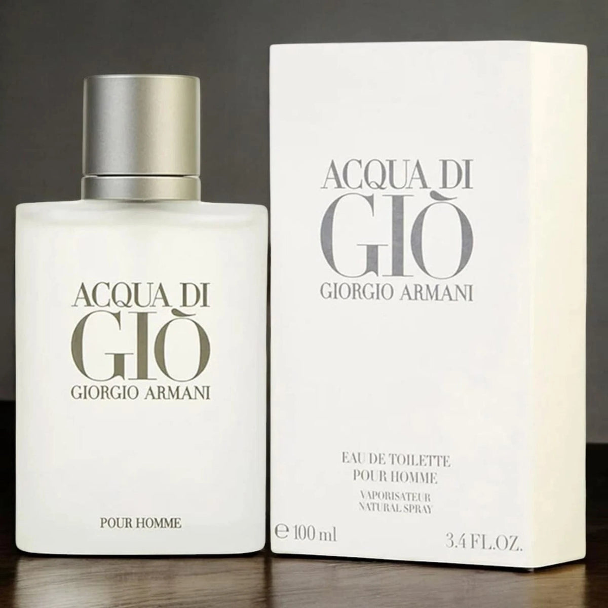 Giorgio Armani Acqua di Giò Eau de Toilette for Men 100ml – Fresh Citrus Fragrance Spray