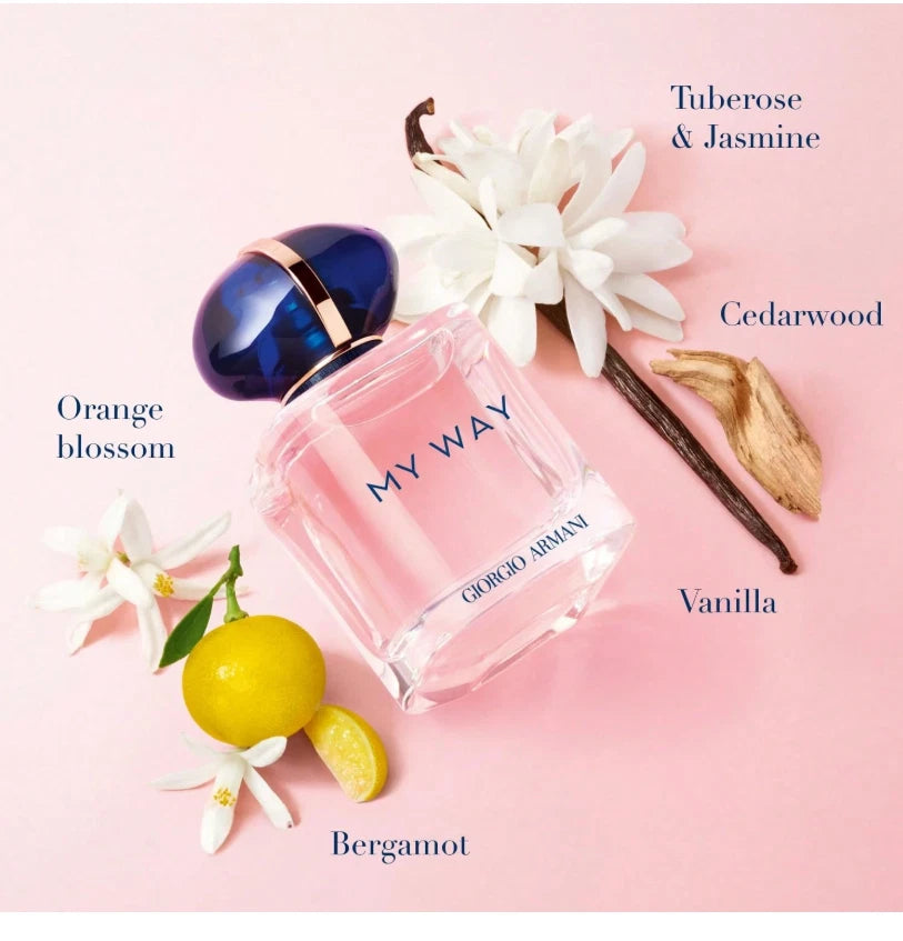 Giorgio Armani My Way Eau de Parfum 90ml for Women – Orange Blossom, Tuberose & Vanilla Floral Fragrance
