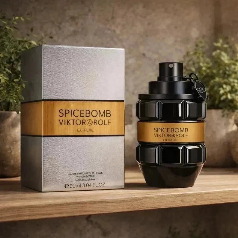 Viktor&Rolf Spicebomb Extreme Eau de Parfum 90ml for Men – Spicy Amber Fragrance