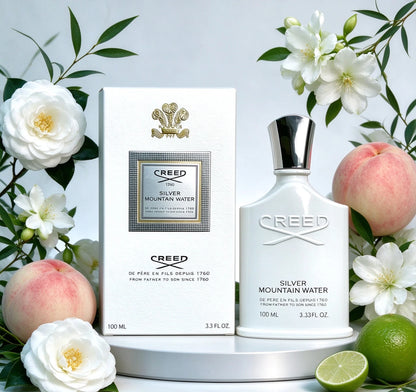 Creed Silver Mountain Water Eau de Parfum 100ml – Fresh Citrus Green Tea Fragrance for Men and Women