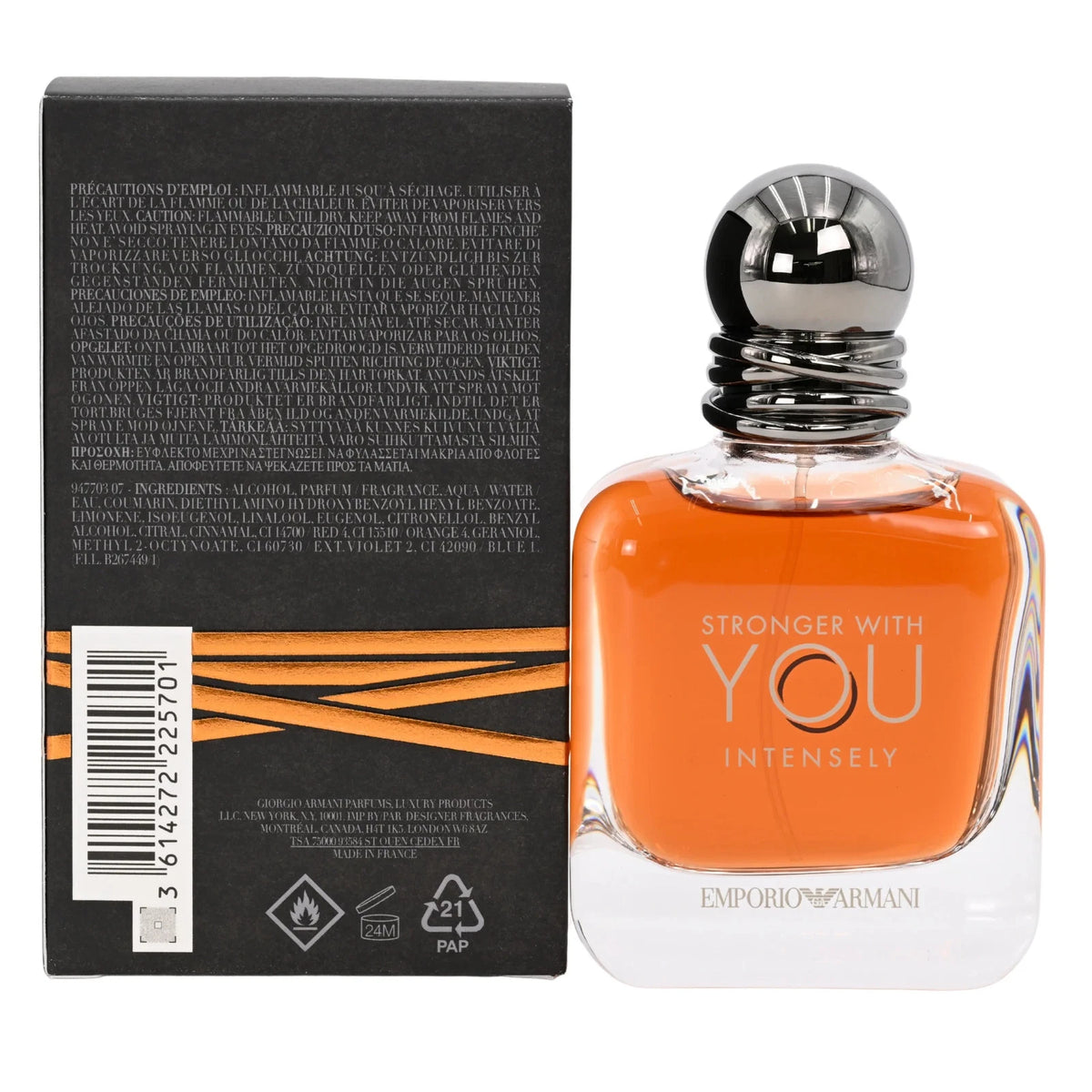 Emporio Armani Stronger With You Intensely Eau de Parfum Spray 100ml for Men