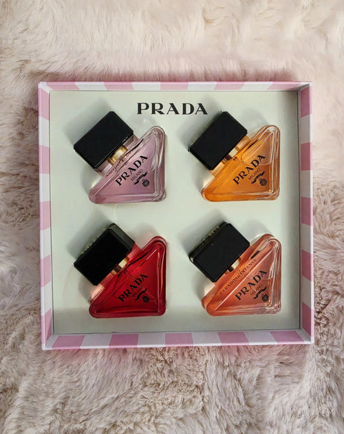Prada Paradoxe Perfume Gift Set 4 × 30ml – Women's Floral Amber Fragrance