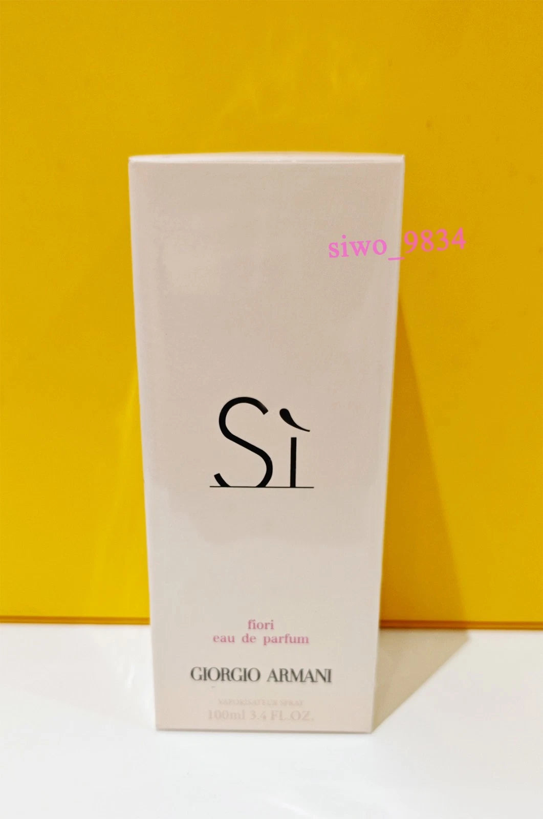 Giorgio Armani Sì Eau de Parfum 100ml for Women – Blackcurrant, Rose & Vanilla Chypre Fragrance