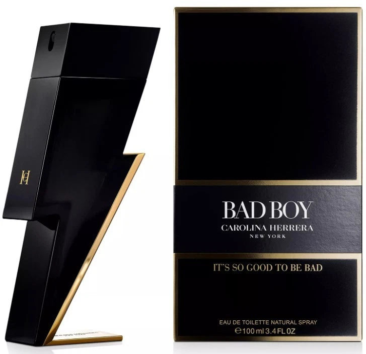 Carolina Herrera Bad Boy Eau de Toilette 100ml for Men – Aromatic Woody Fragrance