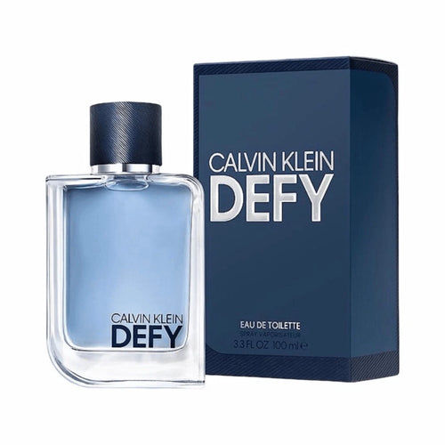 Calvin Klein Defy Eau de Parfum 100ml for Men – Aromatic Woody Fragrance with Cedar & Vetiver