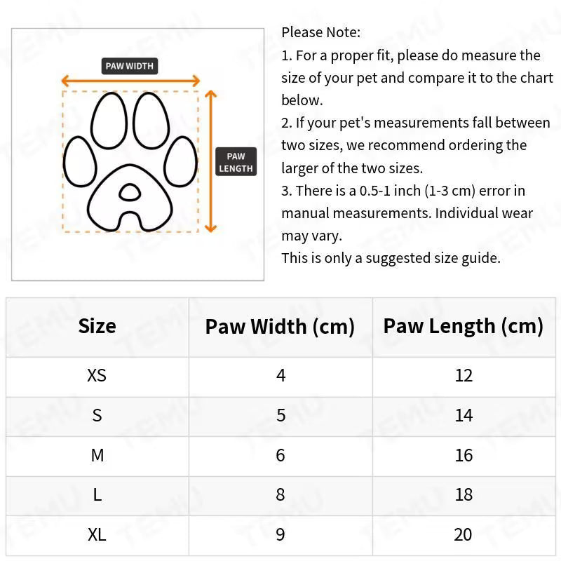 Anti-Slip Dog Socks – 4-Pack Traction Paw Protectors for Indoor & Outdoor Use