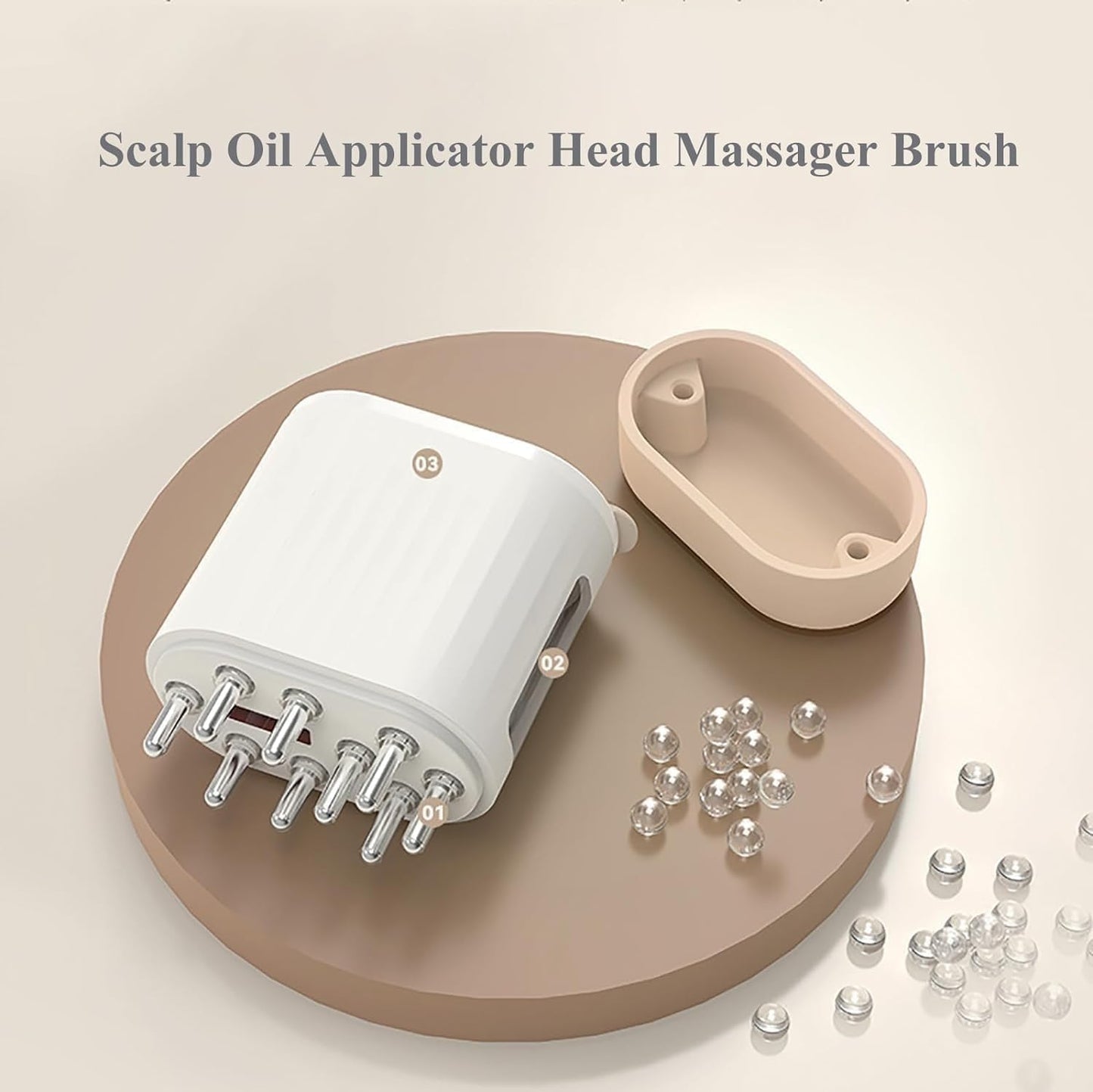 Electric Hair Oil Applicator and Scalp Massager 2 in 1, Opossum Hair Oil Applicator, Scalp Massager Hair Growth, Scalp Oil Applicator Head Massager Brush for Salon Care