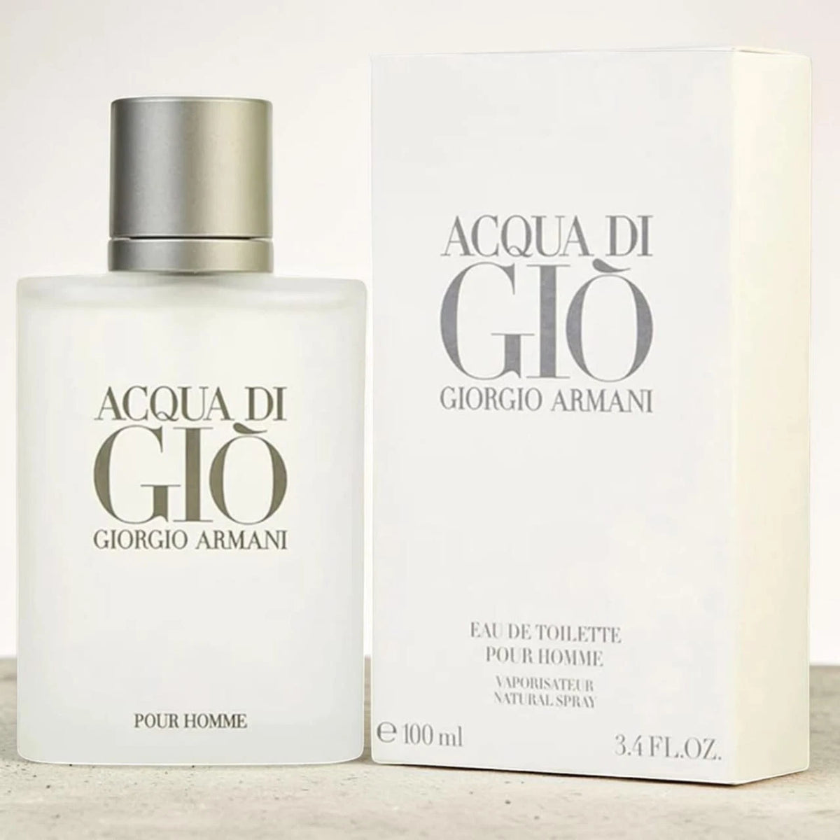 Giorgio Armani Acqua di Giò Eau de Toilette for Men 100ml – Fresh Citrus Fragrance Spray