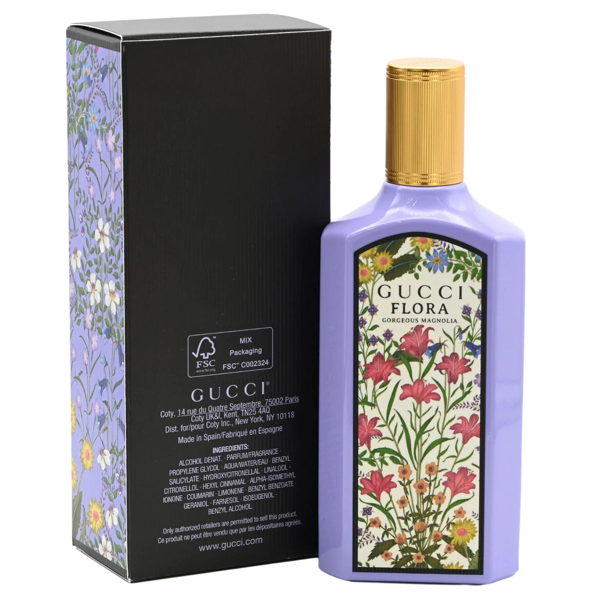 Gucci Flora Gorgeous Magnolia Eau de Parfum Spray for Women 3.3 fl oz (100 ml)