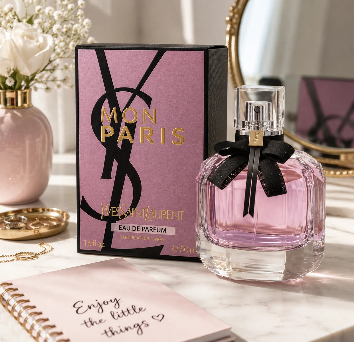 Yves Saint Laurent Mon Paris Eau de Parfum 90ml for Women – Strawberry, White Musk & Patchouli Fragrance