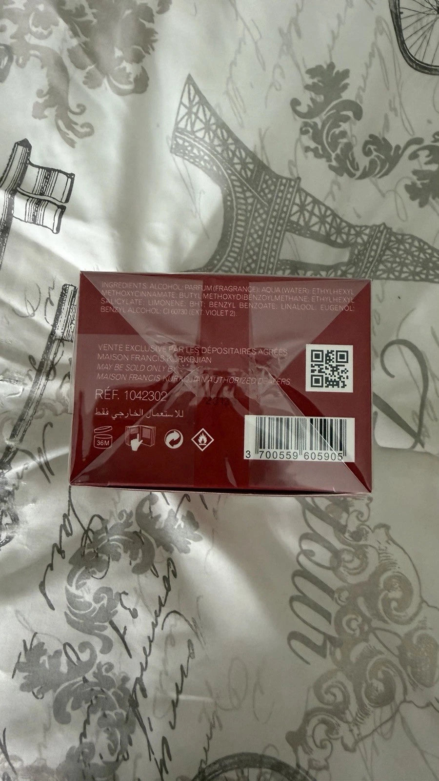 Maison Francis Kurkdjian Baccarat Rouge 540 Extrait de Parfum 70ml – Amber Woody Fragrance