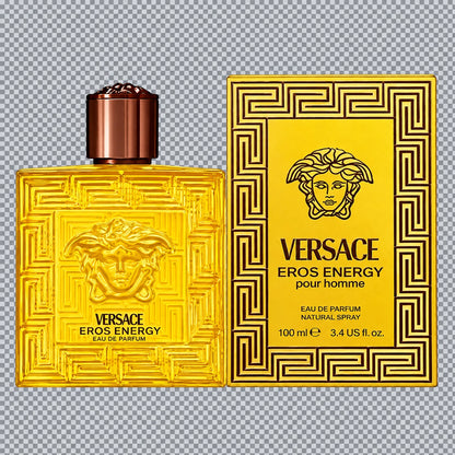 Versace Eros Energy Eau de Parfum 100ml – Men's Citrus, Bergamot & Woody Fragrance