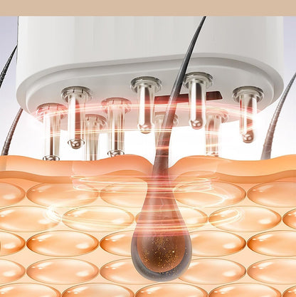 Electric Hair Oil Applicator and Scalp Massager 2 in 1, Opossum Hair Oil Applicator, Scalp Massager Hair Growth, Scalp Oil Applicator Head Massager Brush for Salon Care