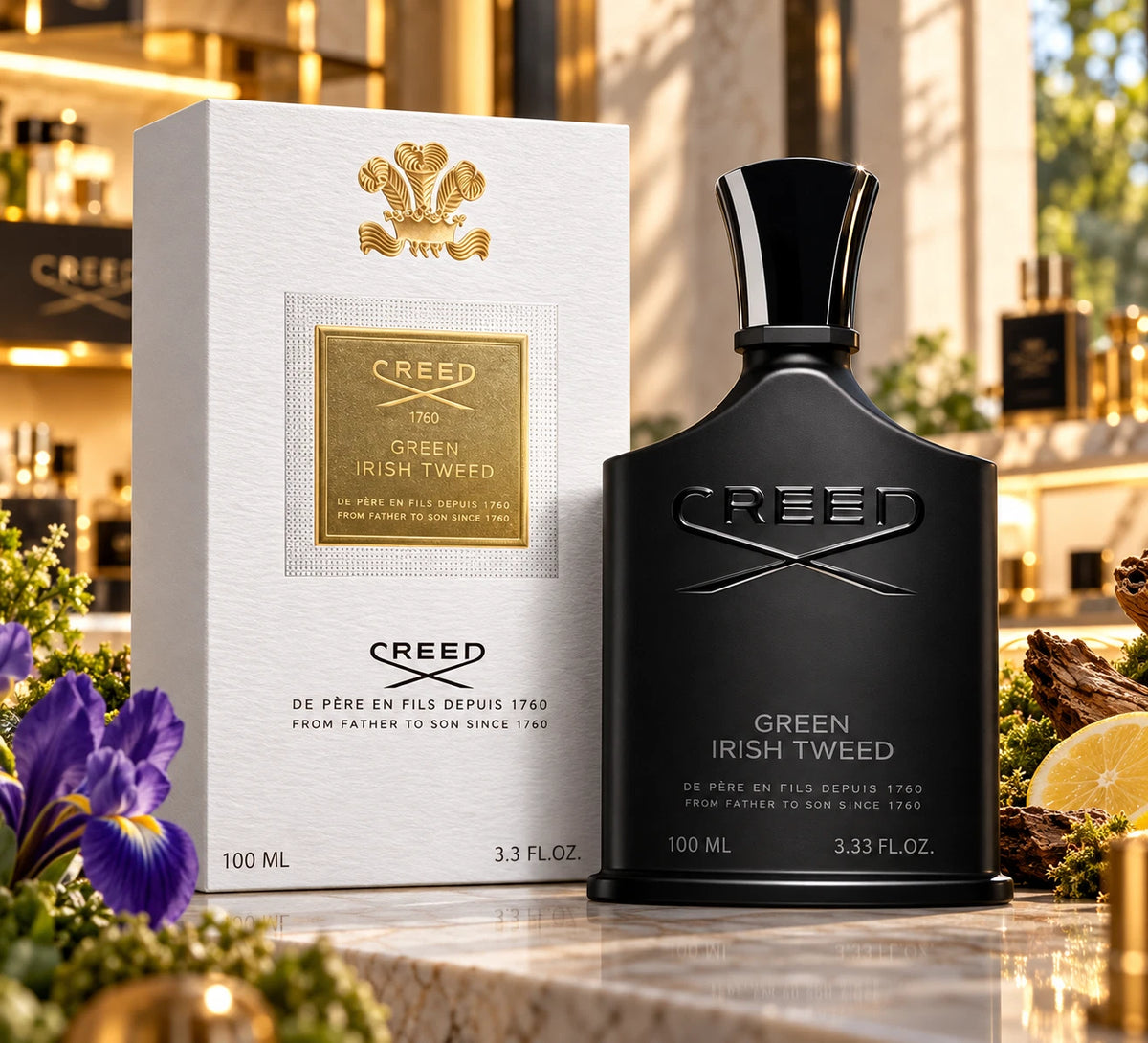 CREED Green Irish Tweed Eau de Parfum 100ml – Luxury Men's Fragrance
