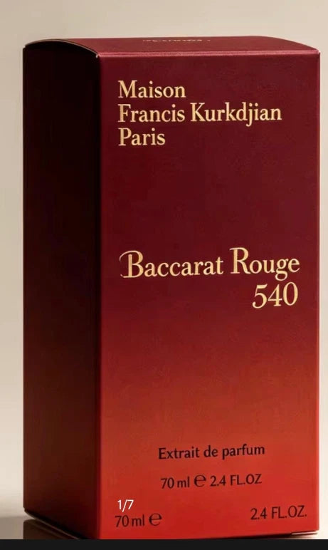 Maison Francis Kurkdjian Baccarat Rouge 540 Extrait de Parfum 70ml – Amber, Floral & Woody Fragrance