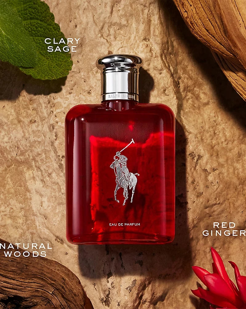 Ralph Lauren Polo Red Eau de Toilette for Men 125ml – Spicy Citrus & Woody Fragrance