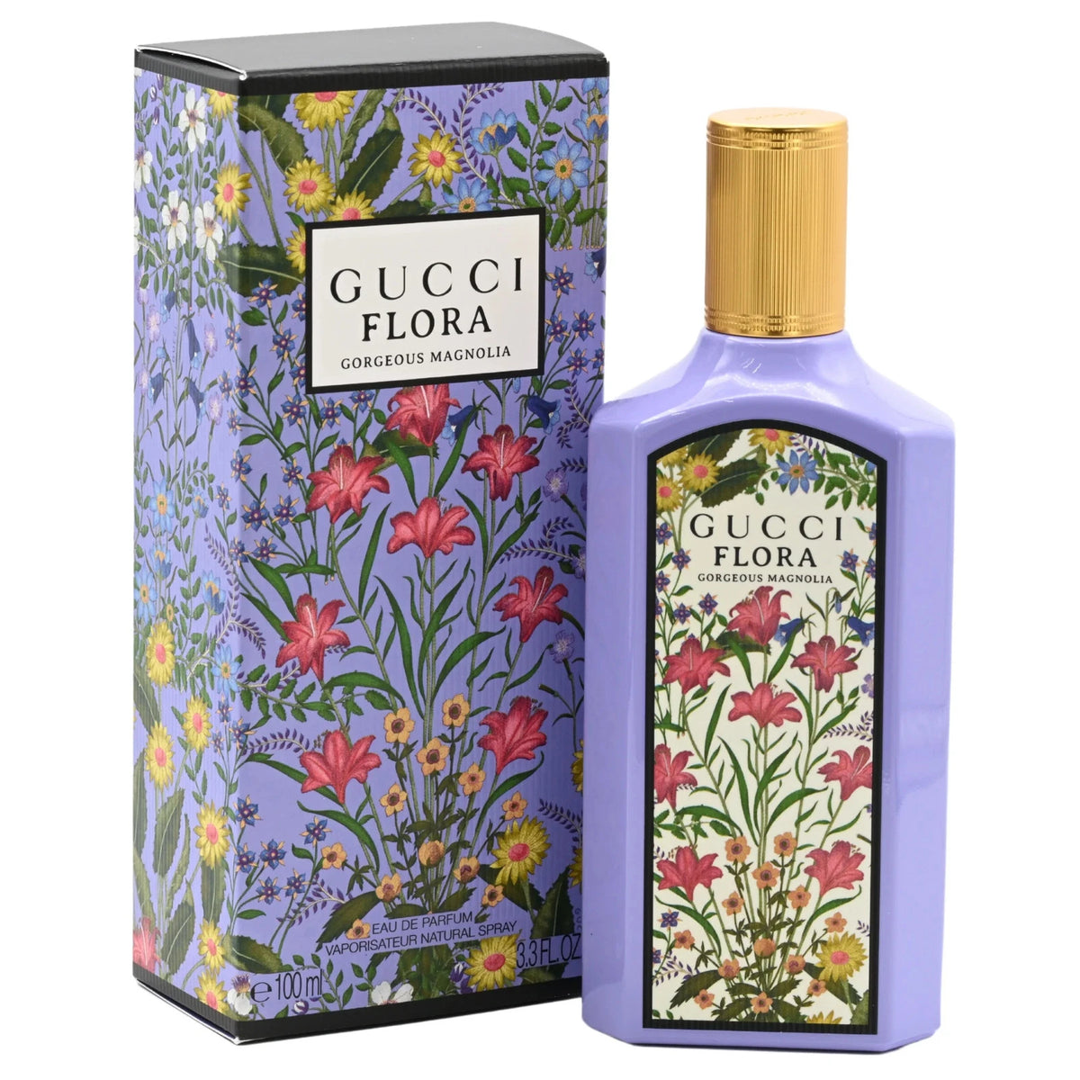 Gucci Flora Gorgeous Magnolia Eau de Parfum Spray for Women 3.3 fl oz (100 ml)