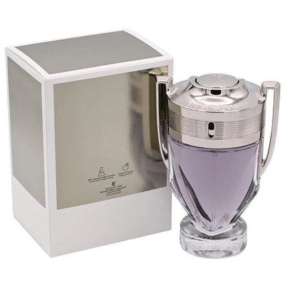 Paco Rabanne Invictus Eau de Toilette 100ml for Men – Fresh Grapefruit, Marine Notes & Woody Amber Fragrance