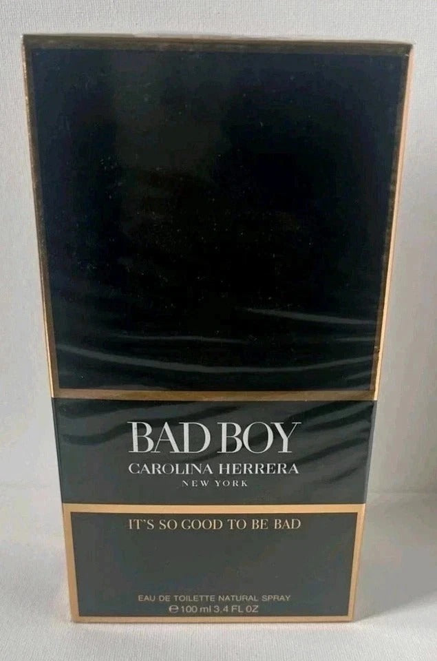 Carolina Herrera Bad Boy Eau De Toilette EDT 100ml / 3.4 oz Brand New Sealed Box
