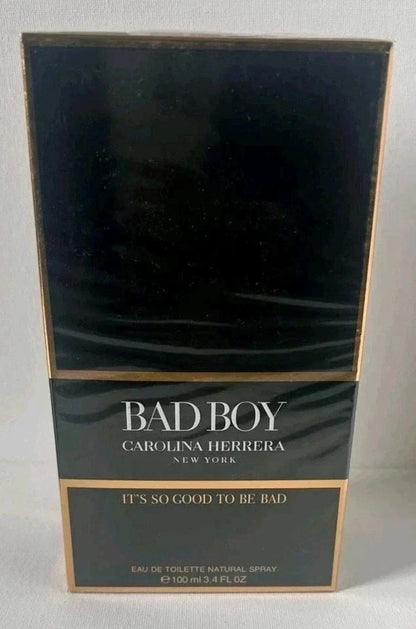 Carolina Herrera Bad Boy Eau De Toilette EDT 100ml / 3.4 oz Brand New Sealed Box