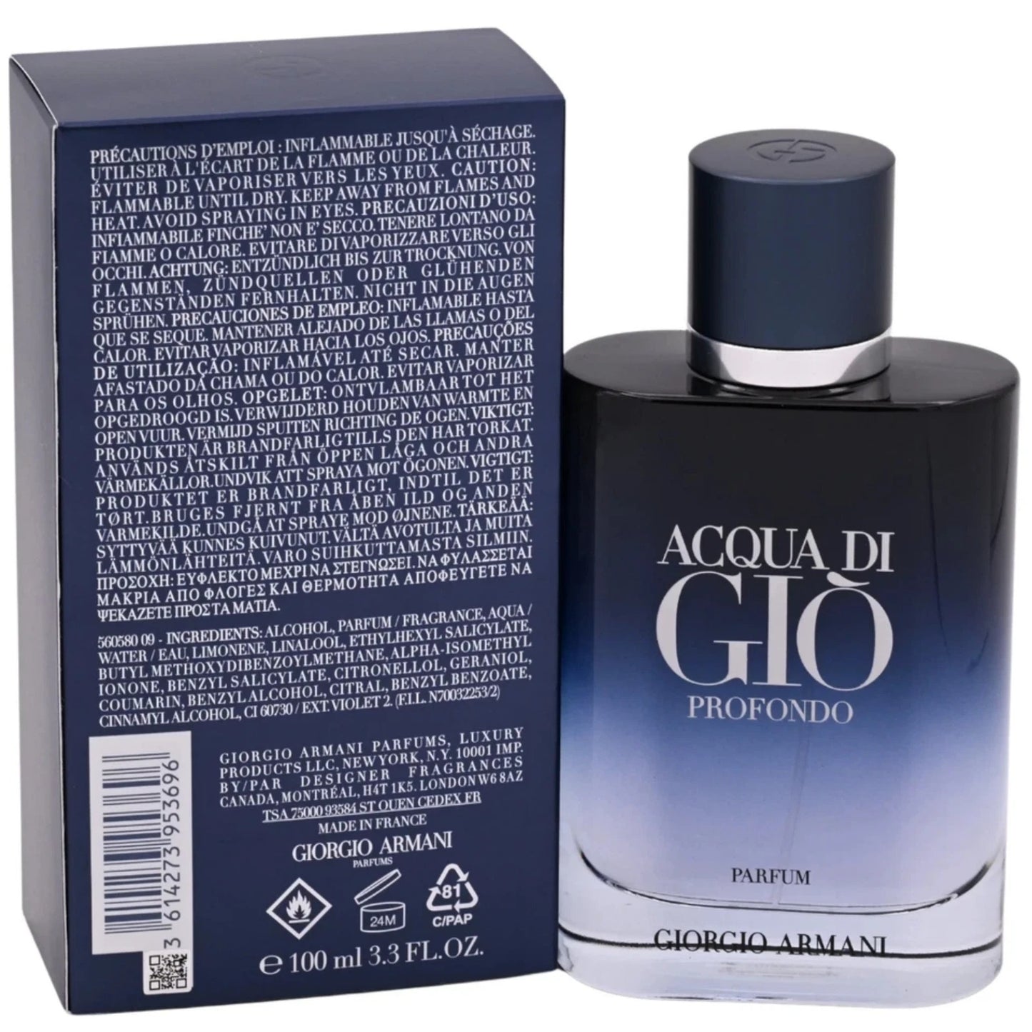 Giorgio Armani Men's Acqua di Gio Profondo Eau de Parfum Spray 3.4 oz