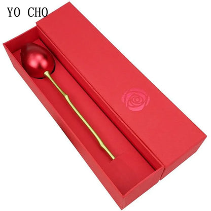 Creative Love Heart Necklace Set with Rose Simulation Flower  St Valentin Jewelry Box  Birthday Gift for Girlfriend
