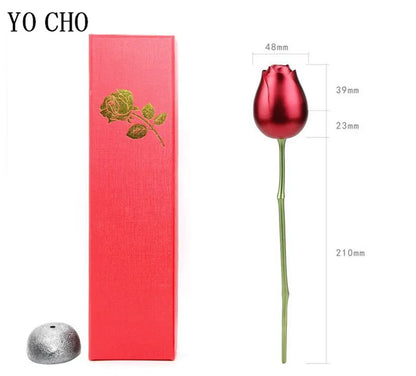 Creative Love Heart Necklace Set with Rose Simulation Flower  St Valentin Jewelry Box  Birthday Gift for Girlfriend