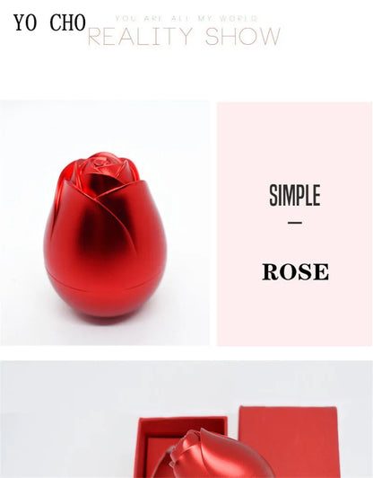 Creative Love Heart Necklace Set with Rose Simulation Flower  St Valentin Jewelry Box  Birthday Gift for Girlfriend