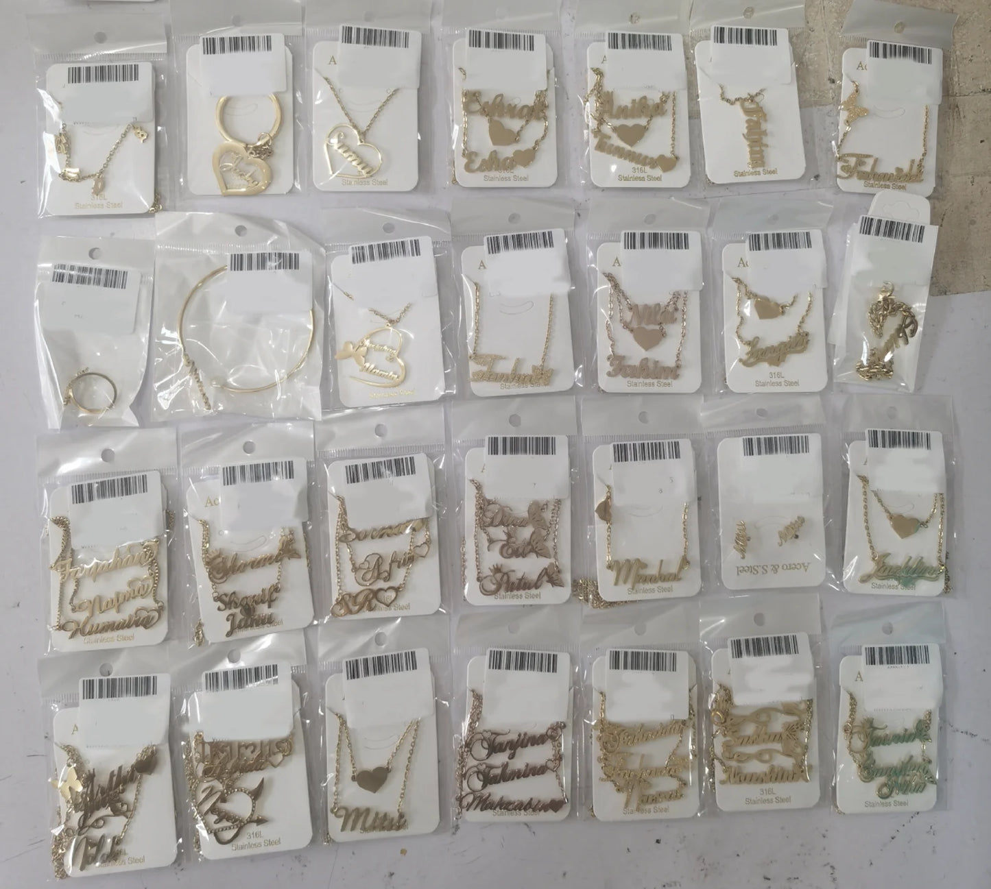 2025 Custom fashion English 26 letters inlaid with zircon delicate gold DIY bracelet to wear accessories gifts