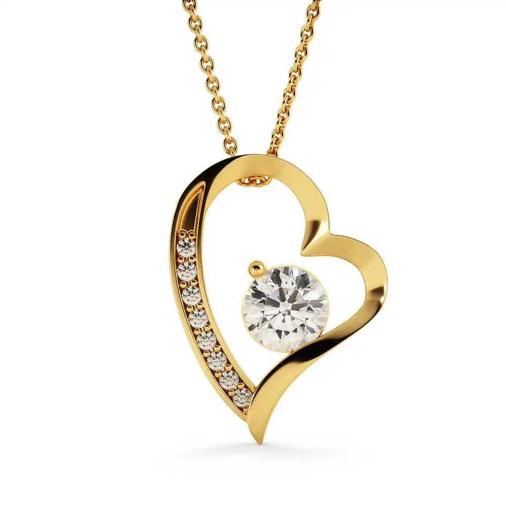 To My Wife Stainless Steel Necklace Valentine's Day Gift Love Heart Pendant Christmas Gifts Women Girl 2025 Fashion Jewelry