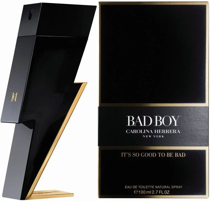 Carolina Herrera Bad Boy Eau de Toilette for Men – 100ml (3.4 fl oz) Spray Fragrance