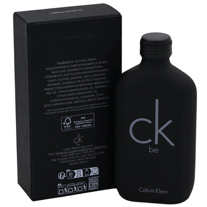 Calvin Klein CK Be Eau de Toilette Spray 100ml – Unisex Fresh Musk & Woody Fragrance