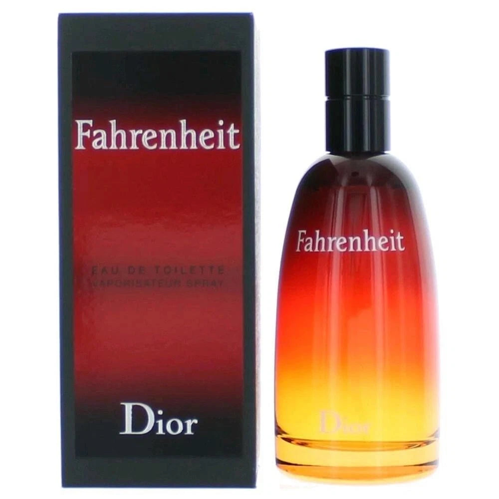 Dior Fahrenheit Eau de Toilette Spray 100ml for Men – Leather, Violet & Woody Fragrance